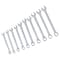 Performance Tool 10 pc. Metric Wrench Set, Chrome Alloy Steel, Polished Finish W30002 - alternate 1