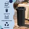 Happimess Fleur 25-Gallon Disposable Corrugated Cardboard Event Trash Can, Recycling Bin, Charcoal Black, 2PK HPM1300D-SET2 - alternate 7