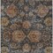 Homeroots 5' X 8' Navy Blue Brown And Terra Cotta Damask Washable Indoor Outdoor Area Rug 603600 - alternate 9