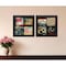 Homeroots Set Of Two At The Movies 2 Black Framed Print Wall Art, 2PK 406650 - alternate 3