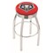 Holland Bar Stool Co 25" Chrome New Mexico Swivel Bar Stool, Accent Ring L8C3C25NewMex - alternate 1
