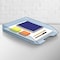 Acrimet Stackable Letter Tray Front Load Letter Size Document Organizer Plastic Clear Blue 1 Unit 211.2 - alternate 8