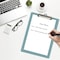 Acrimet 3 Pack Clipboard Letter Size Low Profile Clip & Side Rulers, Durable Plastic, Solid Green, 3PK 134.VO - alternate 9