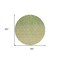Homeroots 8' Artichoke Green And Beige Round Geometric Washable Indoor Outdoor Area Rug 605779 - alternate 7