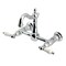 Kingston Brass Two-Handle Wall Mount Bridge Kitchen Faucet, Polished Chrome KS2441PL - alternate 1