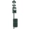 Furloo Pet Waste Station Kit with Header Bag Dispenser, 11.5 Gallon Can, Glow-in-the-Dark, Steel, Green FLO1H-S-G - alternate 3