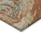 Homeroots 8' Brown Beige And Gray Round Abstract Washable Indoor Outdoor Area Rug 602667 - alternate 9