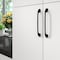 Richelieu 7 9/16-inch (192 mm) Center to Center Matte Black Contemporary Cabinet Pull BP7350192900 - alternate 7