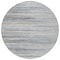 Homeroots 8' Gray Silver And Blue Round Striped Washable Indoor Outdoor Area Rug 597249 - alternate 7
