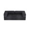 Homeroots 82" Gray Chenille Convertible Futon Sleeper Sofa 706807 - alternate 1