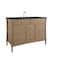 James Martin Vanities Kinnsden 48" Single Vanity, Weathered Oak w/ 3 CM Charcoal Soapstone Silestone Top D680-V48-WTO-3CSP - alternate 10