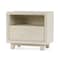 Homeroots 24" Distressed Sand One Drawer Solid Wood Nightstand 549965 - alternate 7