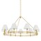 Hudson Valley Lighting Howard 9 Light Chandelier in Aged Brass by Mark D. Sikes MDS1801-AGB - alternate 1