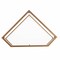 Homeroots 42" Clear and Gold Glass Writing Desk 402041 - alternate 8