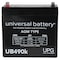 Upg Sealed Lead Acid Battery, 4 V, 9Ah, UB490, F1 Faston Tab Terminal, AGM Type D5798 - alternate 6