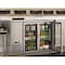 Koolmore 47in Commercial Back Bar Cooler in Silver With Side Condenser and LED Lighting, 11 Cu. Ft Capacity KM-BC-2GD-SCSS - alternate 9