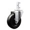 Service Caster 4 Inch Hard Rubber Wheel Swivel 7/8 Inch Square Stem Caster SCC-SQ20S414-HRS-78 - alternate 1