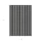Homeroots 3' X 5' Black And Ivory Striped Washable Indoor Outdoor Area Rug 595847 - alternate 9