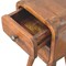 Homeroots 16" Brown Solid Wood Square Two Drawer Nightstand 651620 - alternate 14