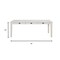 Homeroots 78" White Solid Wood Dining Table 318942 - alternate 5