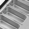 Koolmore 45 in. 6-Pan Countertop Ice Cream Display Freezer with Glass Top in Stainless-Steel KM-CGD-6P45 - alternate 8