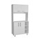 Homeroots 71in Modern White Pantry Cabinet with Five Shelves 403766 - alternate 5