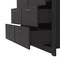 Homeroots 16" Black Wood Six Drawer Dresser 544011 - alternate 6