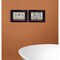 Homeroots Set Of Two Hot Bath 2 Black Framed Print Bathroom Wall Art, 2PK 405916 - alternate 4