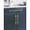 Amerock Urbanite 10-1/16 in 256 mm Center-to-Center Brushed Gold/Black Chrome Cabinet Pull BP778256BGLBCR - alternate 3