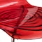 Leisuremod Astor Water Ripple Design Dining Chair, Transparent Red, 4PK AC20TR4 - alternate 8