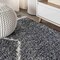 Jonathan Y Mercer Shag Plush Tassel Moroccan Tribal Geometric Trellis Denim Blue/Cream 2 ft. x 8 ft. Runner Rug MCR103A-28 - alternate 8