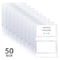 C-Line Products 8-1/8" x 11-1/4" Clear 35mm Ring Binder 5 x 7 Photo Storage Pages, 50/BX 52564 - alternate 1