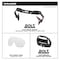 Milwaukee Tool BOLT Eye Visor - Clear Dual Coat Lens (Compatible with Milwaukee Safety Helmets & Hard Hats) 48-73-1410 - alternate 8