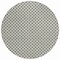 Homeroots 8' Ivory And Black Round Floral Washable Indoor Outdoor Area Rug 610656 - alternate 9