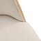 Leisuremod Tule Dining Chair with Velvet Seat & White Steel Frame, Natural Wood/Beige, 2PK TWCNW18BG2 - alternate 10