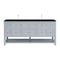 James Martin Vanities Breckenridge 72" Double Vanity, Serenity Blue, w/ 3 CM Phantome Eclos Top 330-V72-SRB-3PHT - alternate 1