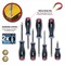 Performance Tool 7 pc. TPE Diamond Tip Screwdriver Set, Magnetic, CRV W1743 - alternate 6