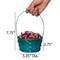 Wickerwise 5 Assorted Color Bamboo Wicker Round Baskets with Handles - Small Buckets for Easter Egg QI004721 - alternate 10