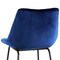 Elama 2 Piece Velvet Stripe Stitch Bar Chair in Royal Blue with Metal Legs ELM-222-1-BLU - alternate 9