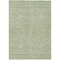 Homeroots 3' X 5' Green And Ivory Chevron Washable Indoor Outdoor Area Rug 596261 - alternate 9