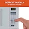 Commercial Chef 1.6 Cu.Ft.Countertop Microwave Oven, 1000 Watts, Small Compact Size, 10 Power Levels, White CHM16100W6C - alternate 6