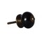Homeroots Set of Eight Brown And Black Ceramic And Metal Drawer Pull Knobs, 8PK 544453 - alternate 5