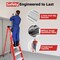 Wrightmaster 5.2 ft. Fiberglass Single-Sided Step Ladder, 10 ft. Reach, with Tool Holder, 330 lb. Load Capacity ZOR-P312090 - alternate 8
