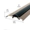 M-D Building Products 3-3/4 in. x 3/4 in. x 36 in. Satin Nickel Aluminum and Vinyl Heavy-Duty Low-Profile Threshold 49004 - alternate 4