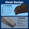 Campior Brown Wooden Hangers, Heavy-Duty with 360 Deg Swivel Hook, Non-Slip, Pants Bar, 5PK CMPWH5BW - alternate 8