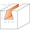 Cmt SOLID CARBIDE DOVETAIL BITS D=3/8in A=19 Degrees S=1/4in 818.093.11 - alternate 4