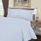 Homeroots Light Blue Queen Cotton Blend 1000 Thread Count Washable Duvet Cover Set 528107 - alternate 7