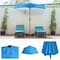 Villacera 9ft Half Umbrella, Blue 83-OUT5460 - alternate 13
