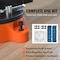 Vevor 6" Bench Vise w/ Anvil 360 Deg Swivel Locking Base Heavy Duty Ductile Iron 9526 - alternate 8