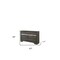 Homeroots 63" Gray Solid and Manufactured Wood Nine Drawer Triple Dresser 490471 - alternate 6